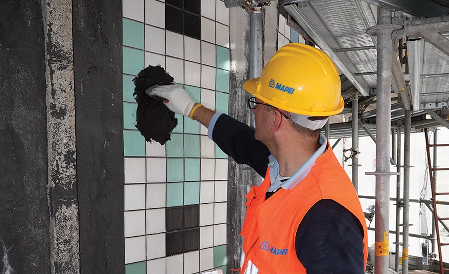 Restoring a colorful landmark