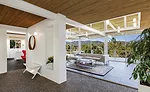 Large-format tile throughout the living space