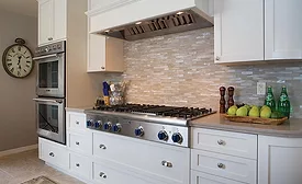 Pasadena, CA update to cottage using Shibui tiles from Lunada Bay Tile