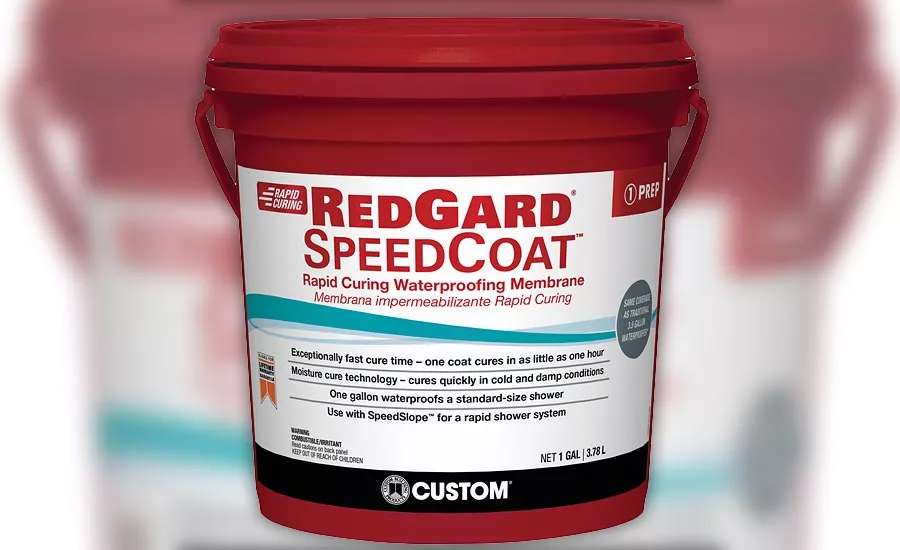 RedGard SpeedCoat from Custom Building Products
