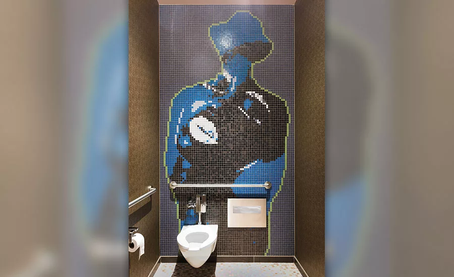 mosaic design in Boston Hotel