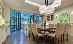 Calacatta Gold marble countertops and Gaudi marble floor