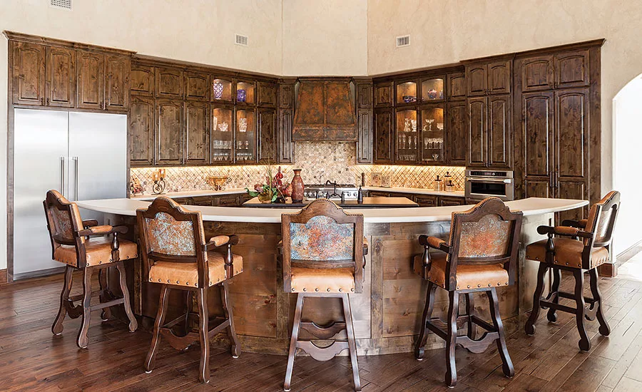 kitchen counter and backsplash