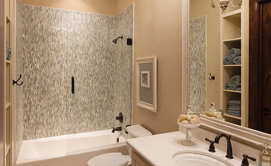 Shower tile design