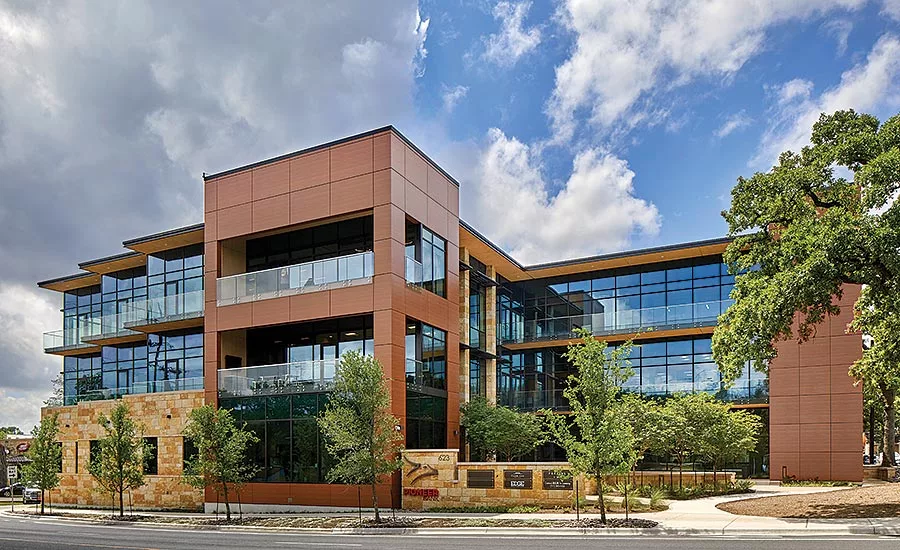 Pioneer Bank headquarters building in Austin, TX