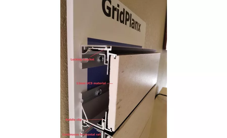 Mechanical mounting wall cladding systems