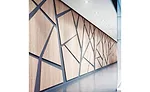 Mounting systems and geometrical wall cladding