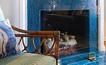 blue mosaic tile from Lunada Bay Tile
