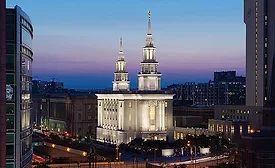 Traditional building, stone design used for Church in Philadelphia