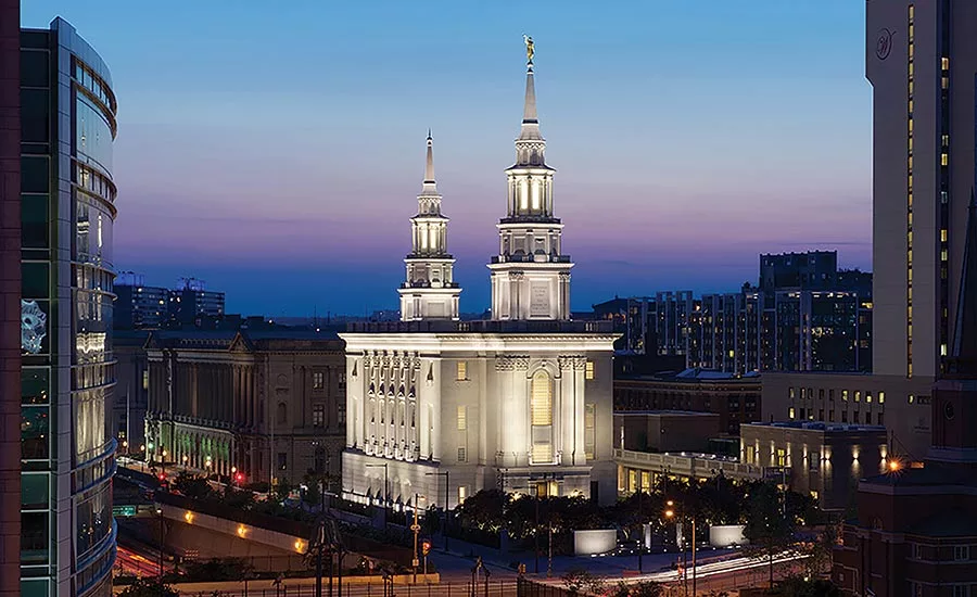 Traditional building, stone design used for Church in Philadelphia