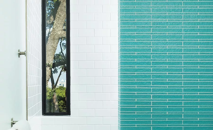 tiles in the bathroom shower