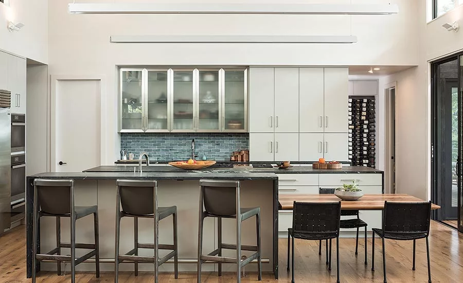 open-concept kitchen design