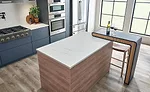 countertop colors incorporate hints of blue