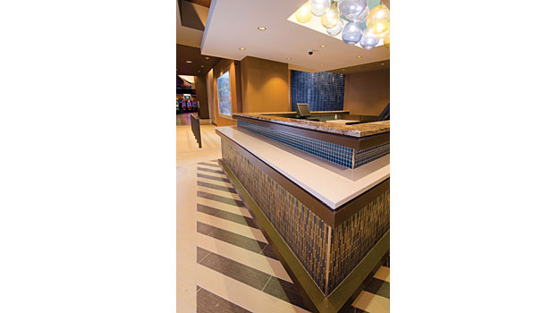 Las Vegas-style casino requires a high-quality tile installation system