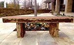 stone benches