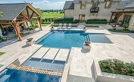 Mediterranean-style pool 