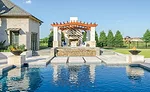 Mediterranean-style pool 