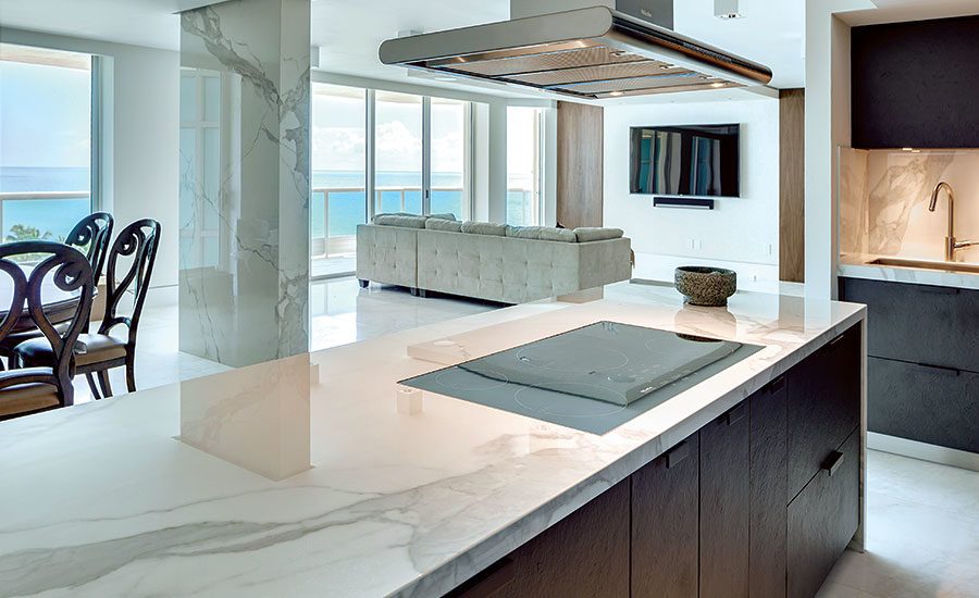 Neolith Surfacing Transformed An Outdated Condominium Into A