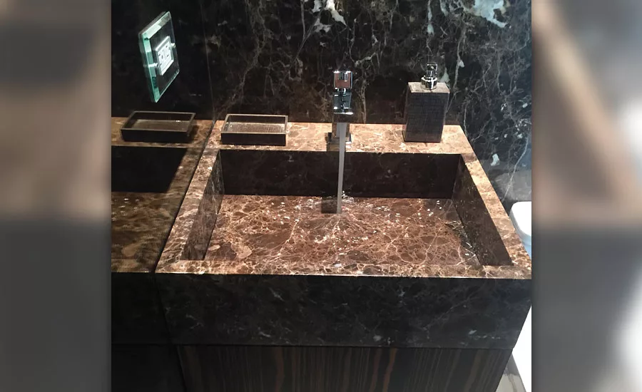 powder room of the penthouse