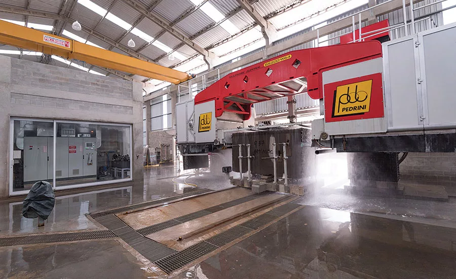 Pedrini multiwire sawing machine