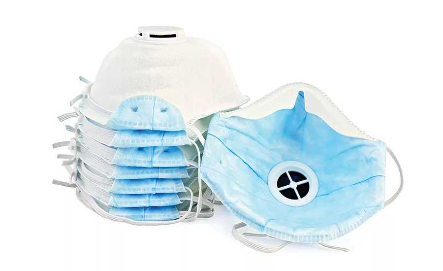 shop workers face masks