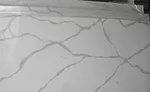 White- and gray-colored quartz