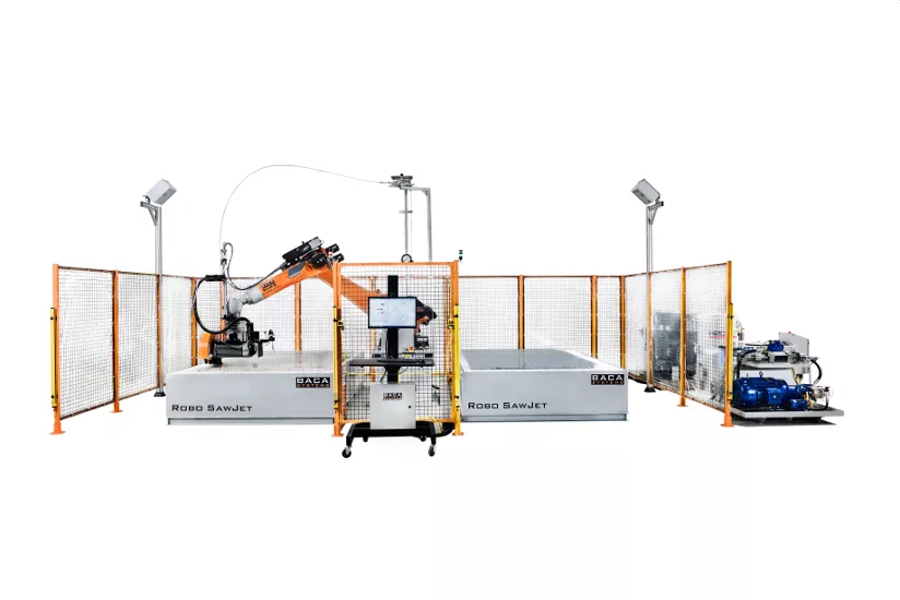 BACA SYSTEMS Robo SawJet Dual Table System