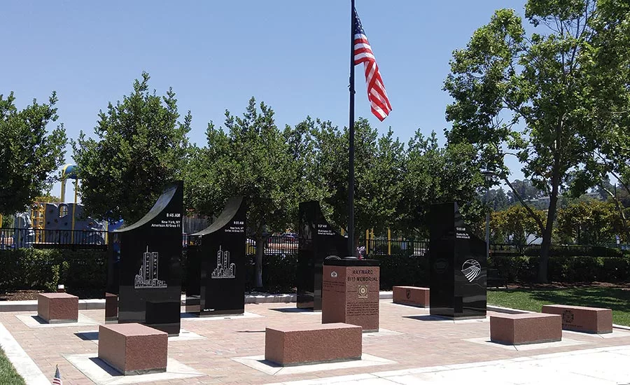 9/11 memorial in Hayward, CA