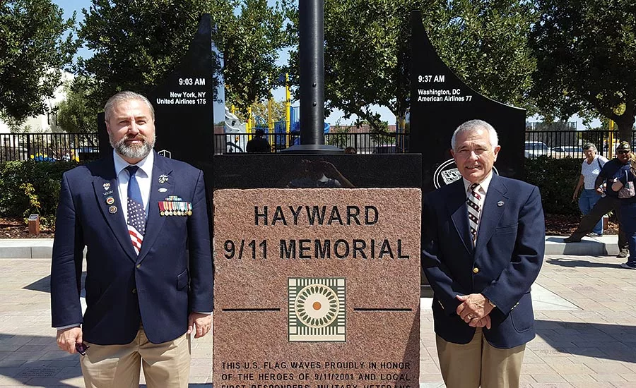 the memorial’s dedication ceremony