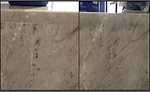 18-foot-long reception counter