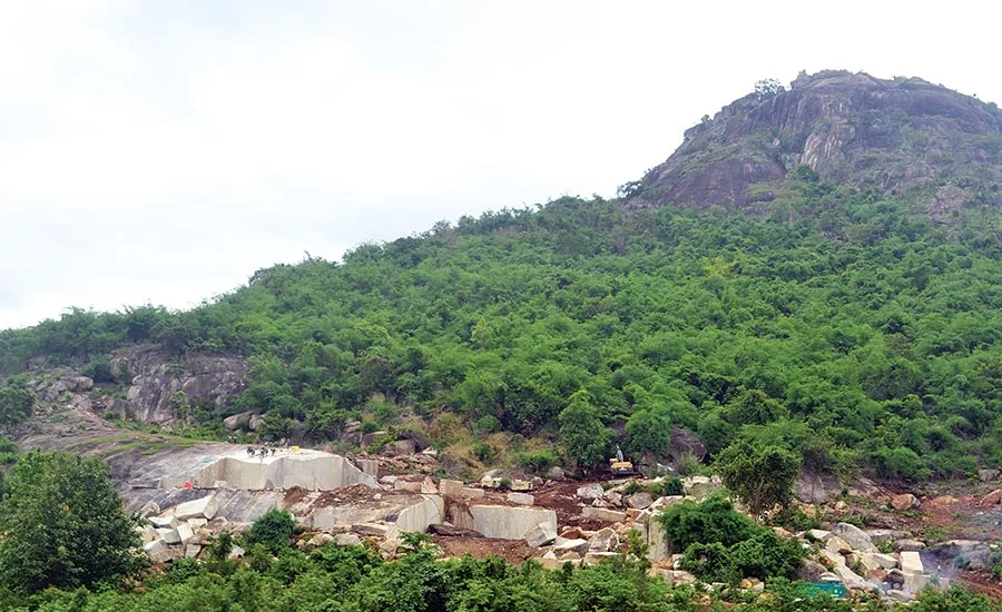 Pokarna's new quarry in India