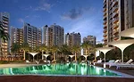 Greenburg's beautiful pool area
