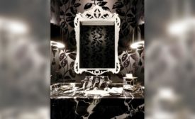 Custom residential bathroom vanity