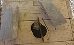 rough-milled form with hand tools