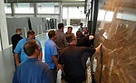 Beau Usselman led tour of Cereser’s 400,000-square-foot facility