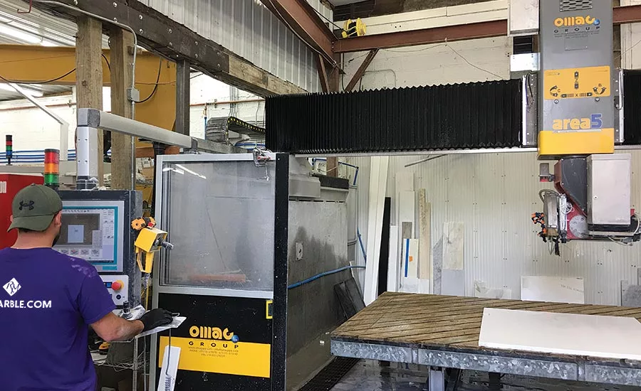 Omag Area5 CNC stoneworking center