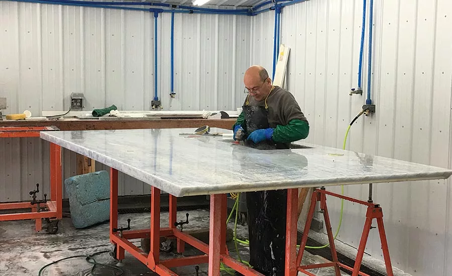 finishing touches with hand tools