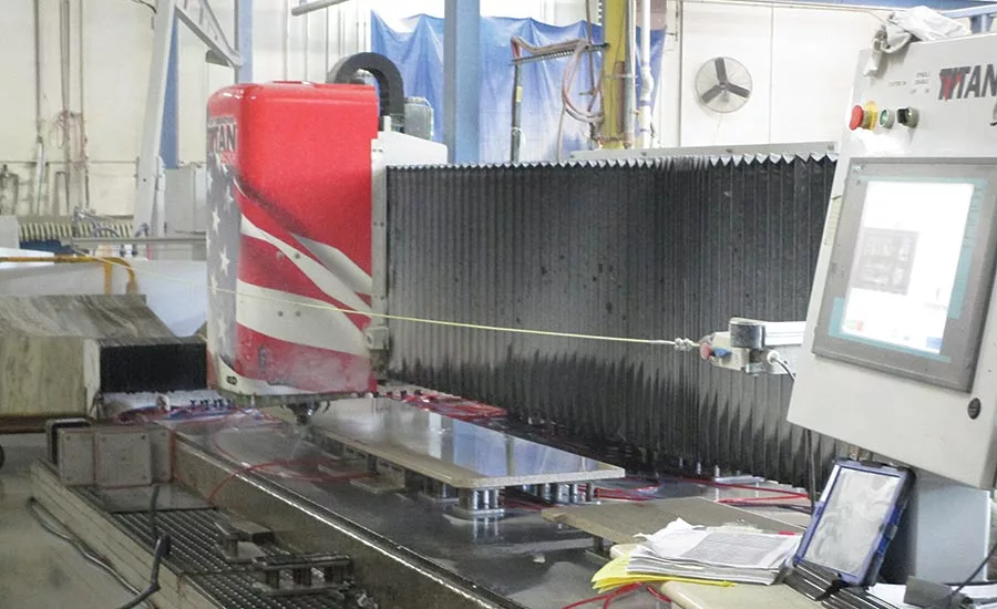 Three Park Industries' Titan CNC stoneworking centers