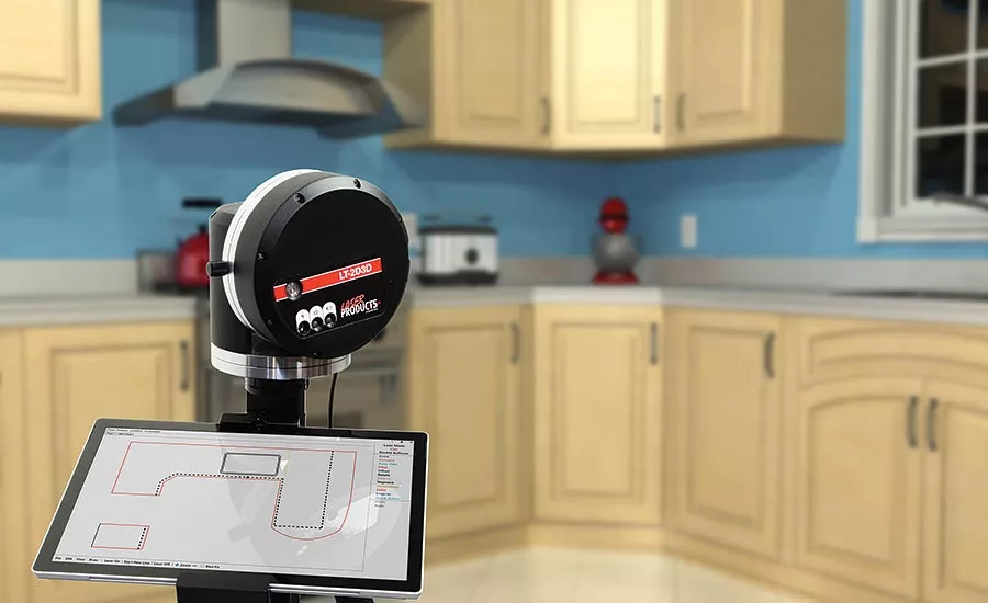digital equipment for templating countertops