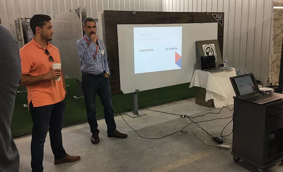 Representatives from Intermac