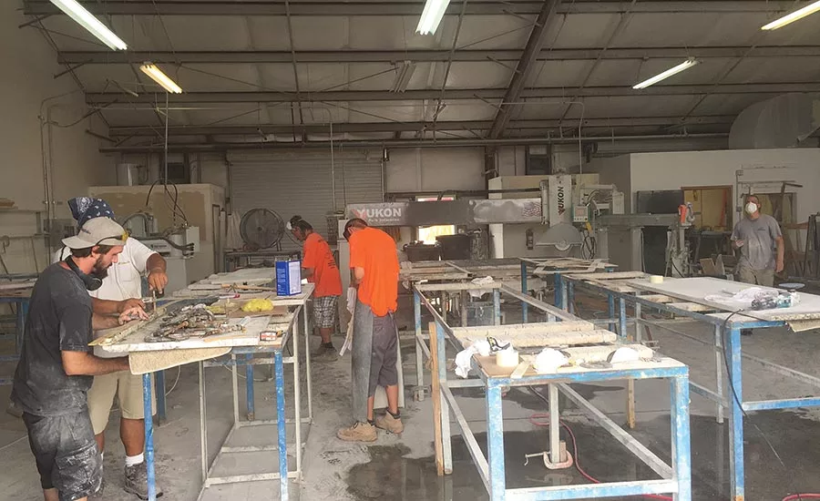 temporary facility 5,000 square feet