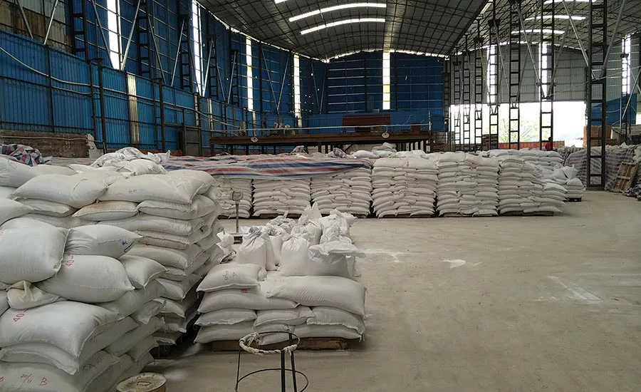 The mixing technology of quartz and resin