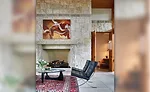 The home was designed into two different zones