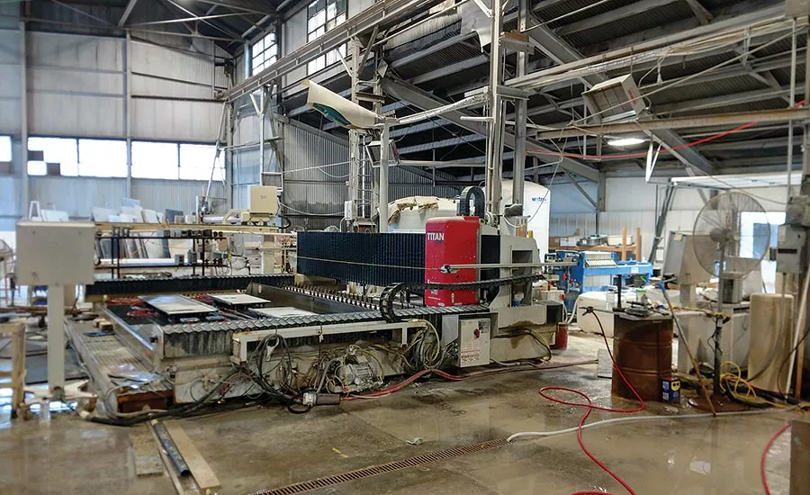 Titan CNC stoneworking center from Park Industries