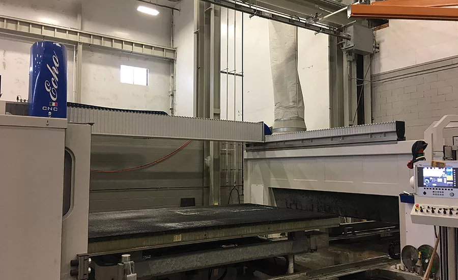 Donatoni double bench Echo CNC stoneworking center