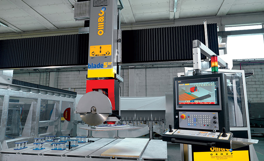 The Blade5ar CNC work center from Omag S.p.A