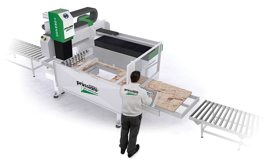 the Tornado CNC router by Prussiani
