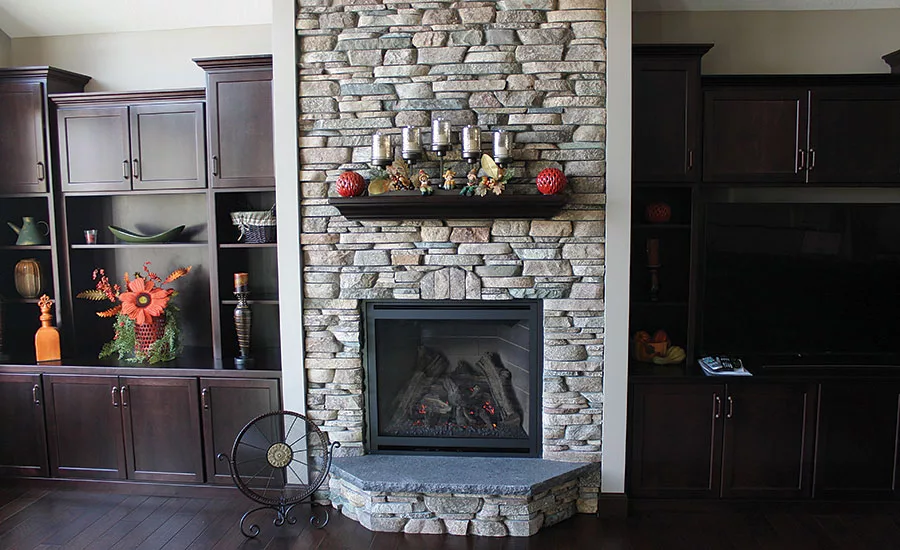 fireplaces with RealStone products