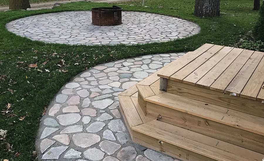outdoor applications, including patios and walkways