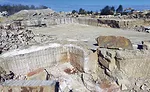 Sandstone quarry of Russell Stone Products, Inc.
